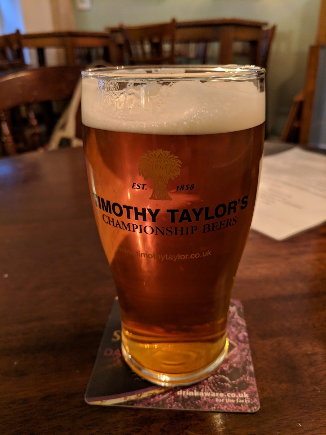 A pint of ale